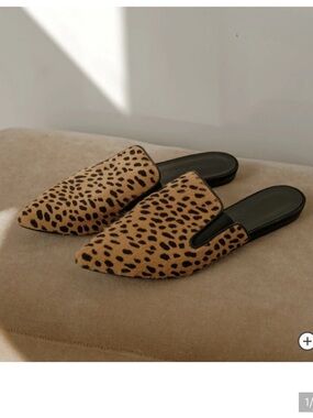 Jenni Kayne Pony-Hair Slip-On Mules in Cheetah 🐆